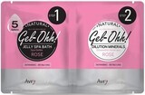 Gel-Ohh Jelly Spa Pedi Bath Rose Water, size: pack