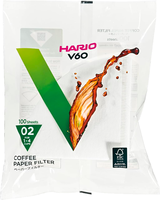 Hario V60 фильтры 02 размер (100 шт)
