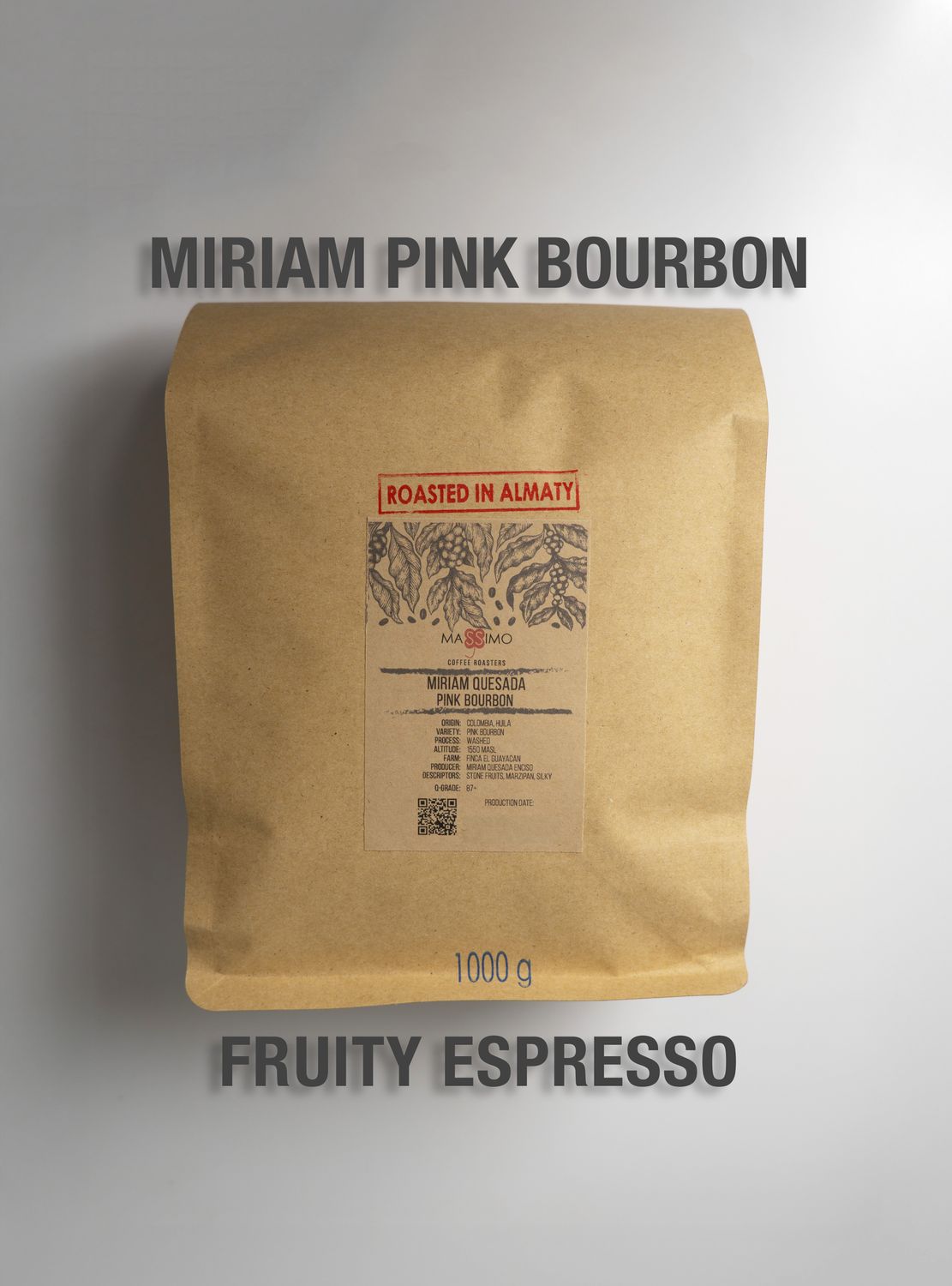 Miriam Pink Bourbon - Espresso profile