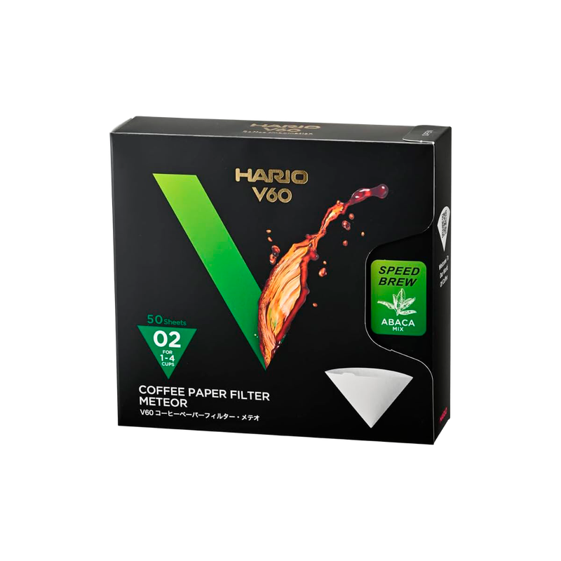 Hario METEOR V60 фильтры быстрого пролива 02 размер (50 шт)