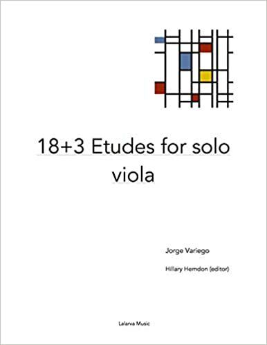 18+3 Etudes for solo viola.