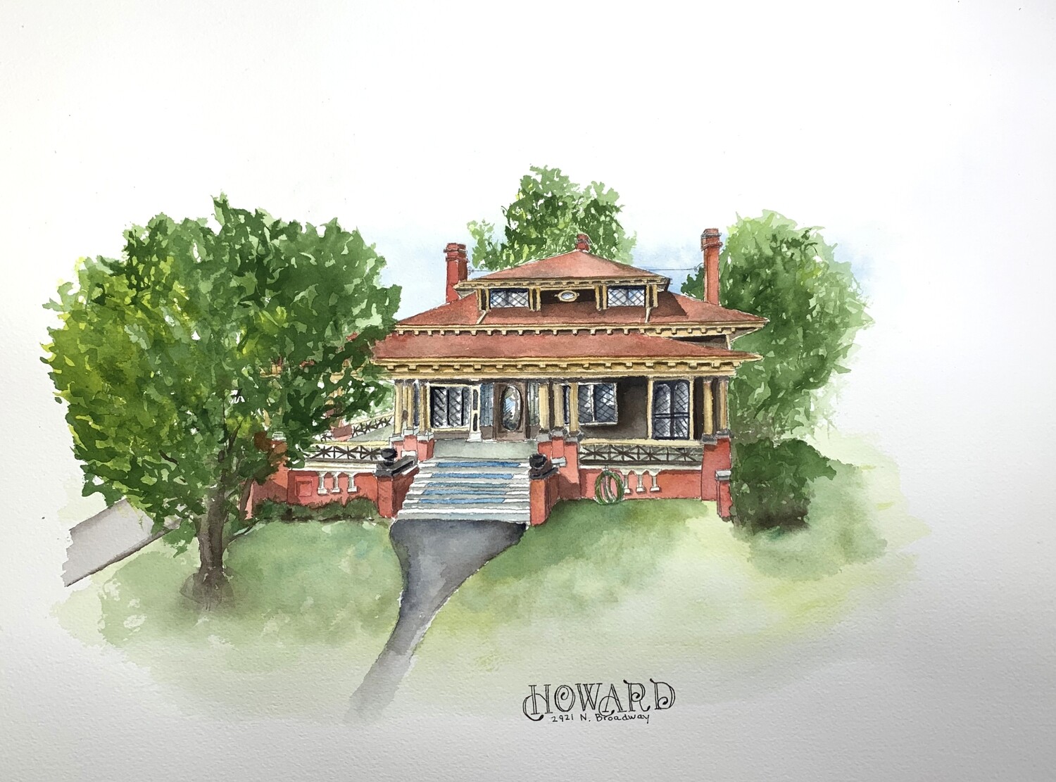 COMMISSIONED  ARTWORK- (other than pets or people) - CONTACT FOR PRICE