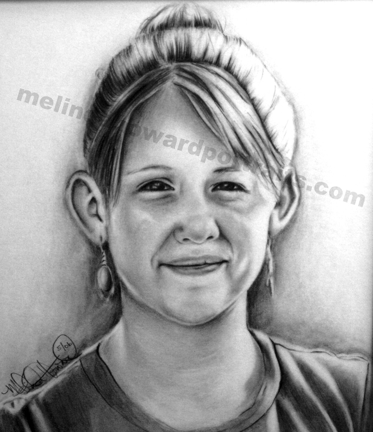 COMMISSIONED Graphite or Charcoal Portrait (People) Starting at: