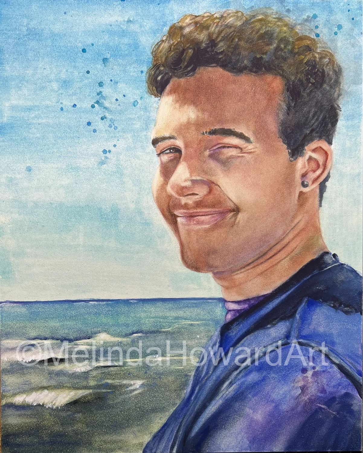 COMMISSIONED Watercolor Portrait (People) Starting at: