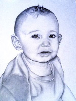 COMMISSIONED Graphite or Charcoal Portrait (People) Starting at: