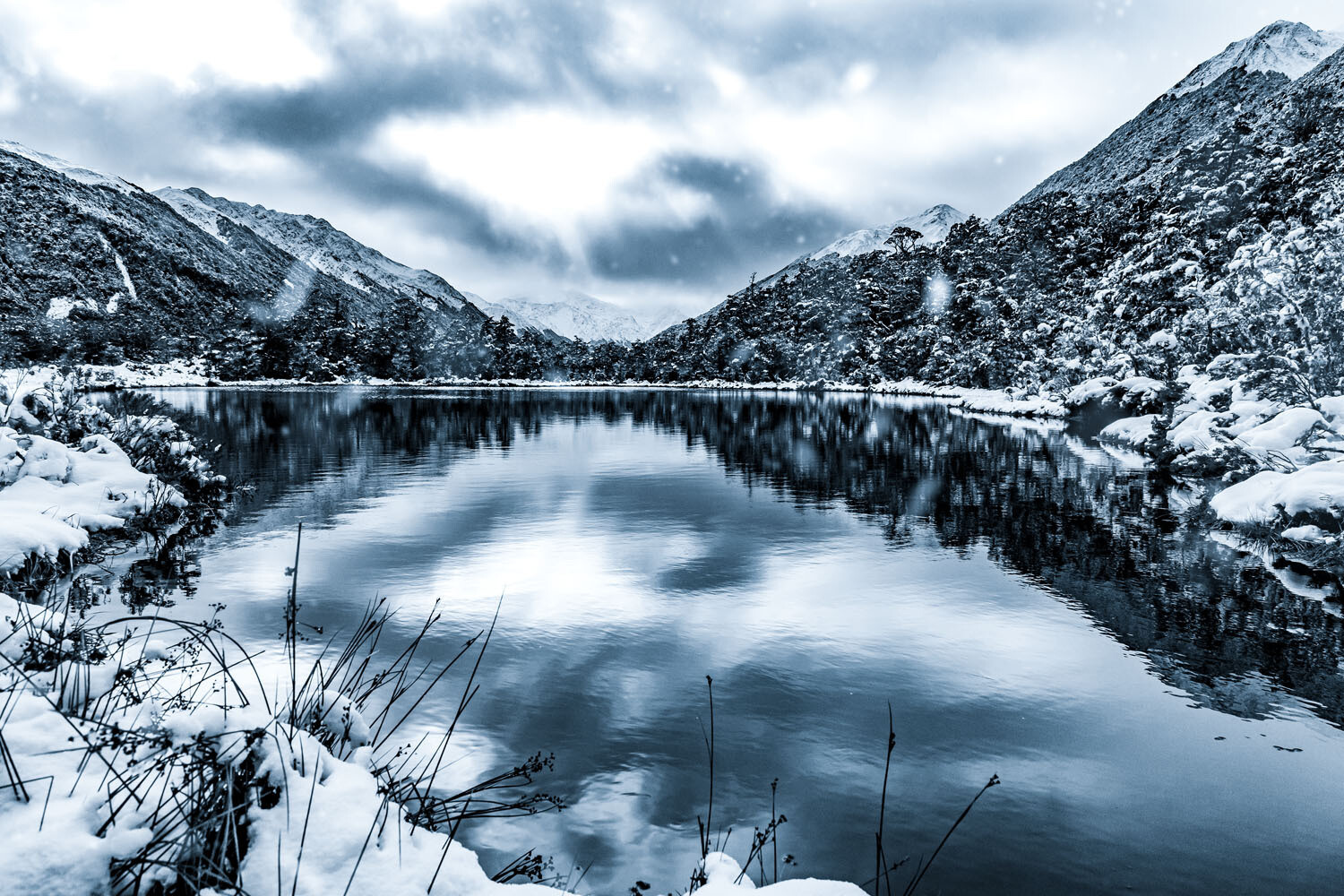 St James Lake, Lewis Pass, New Zealand