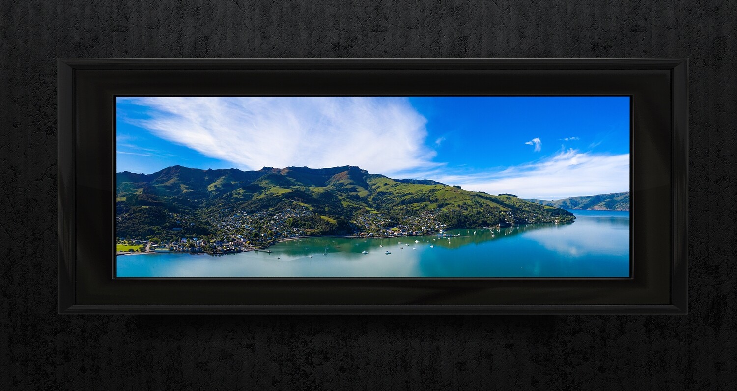 Akaroa Harbour (145 Image Stitch Panoramic)