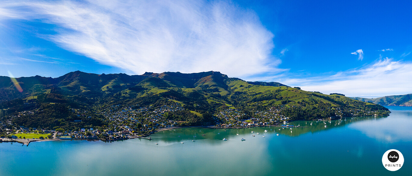 Akaroa Harbour (145 Image Stitch Panoramic)