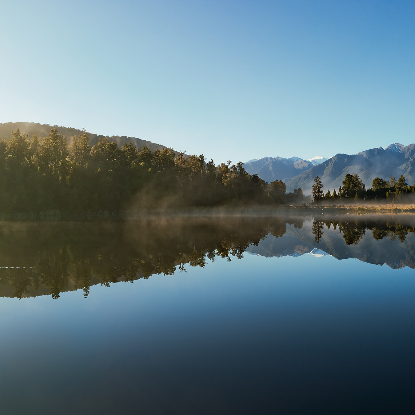 Lake Matheson, New Zealand (125 Image Stitch Panoramic)