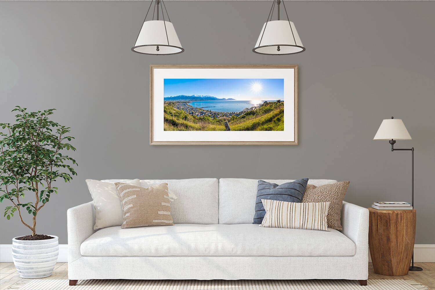 Cloudless Kaikoura Coast