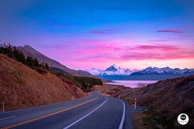 Mt Cook New Zealand at Sunrise