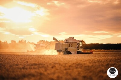 Harvester, North Canterbury, New Zealand