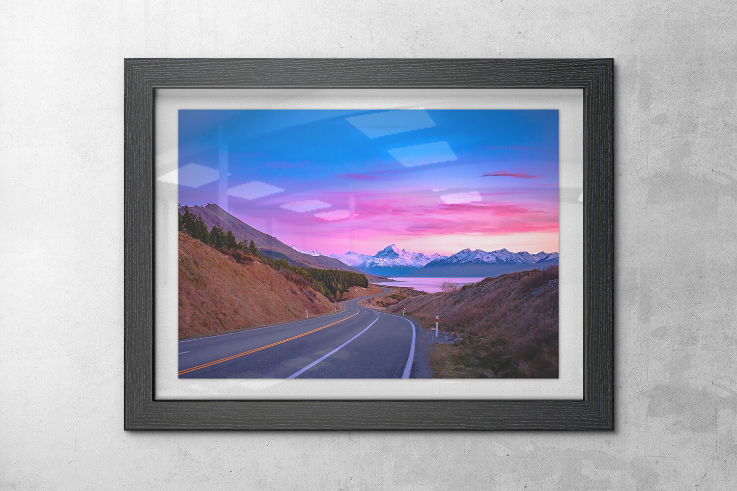 Mt Cook New Zealand at Sunrise
