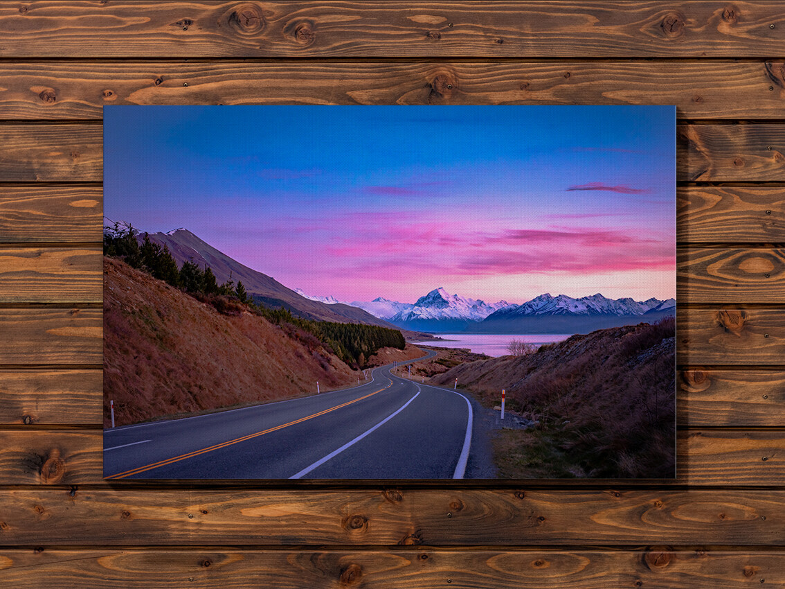Mt Cook New Zealand at Sunrise