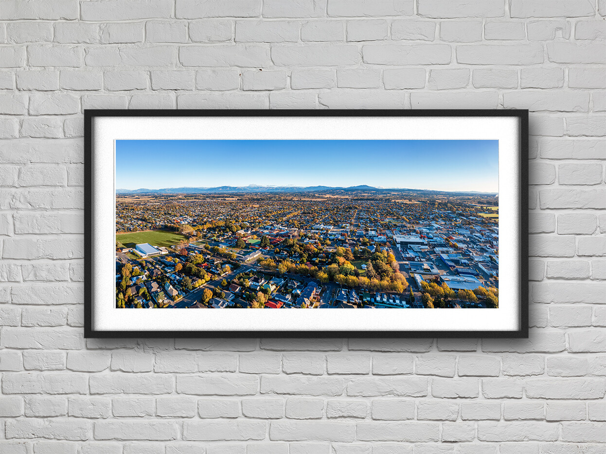 Panoramic view of Rangiora