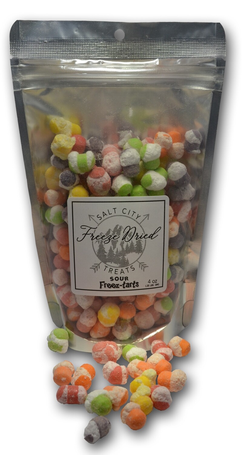 Sour Freez-Tarts 4 Oz Resealable Bag Freeze Dried Candy