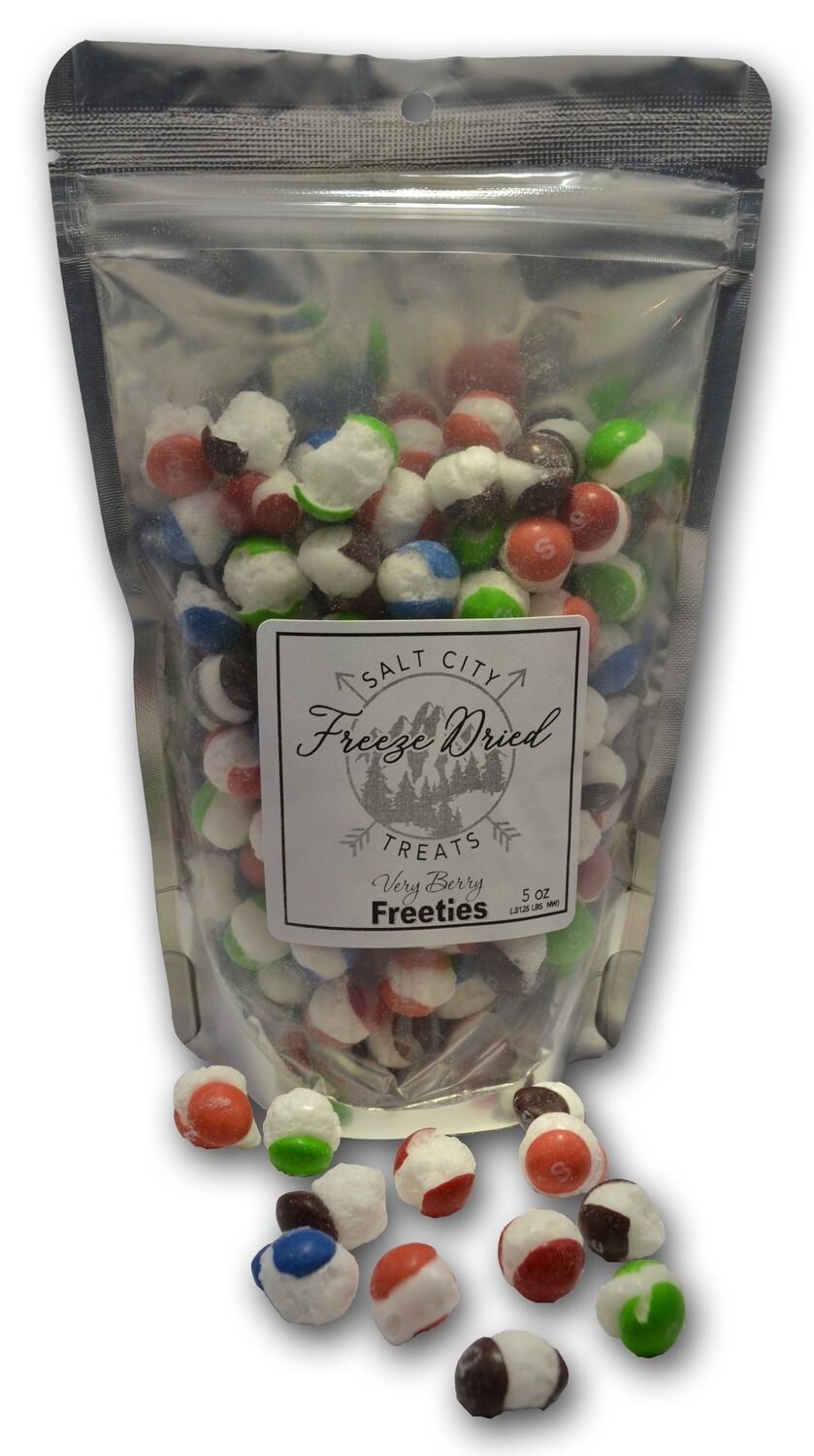 Very Berry Freeties 5oz Resealable Bag Freeze dried candy