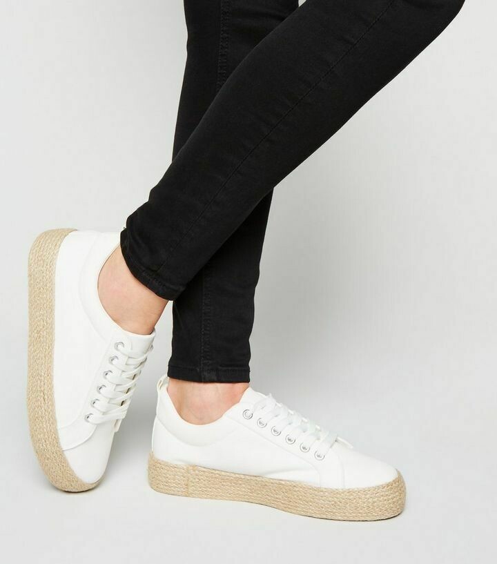 espadrille flatform trainers