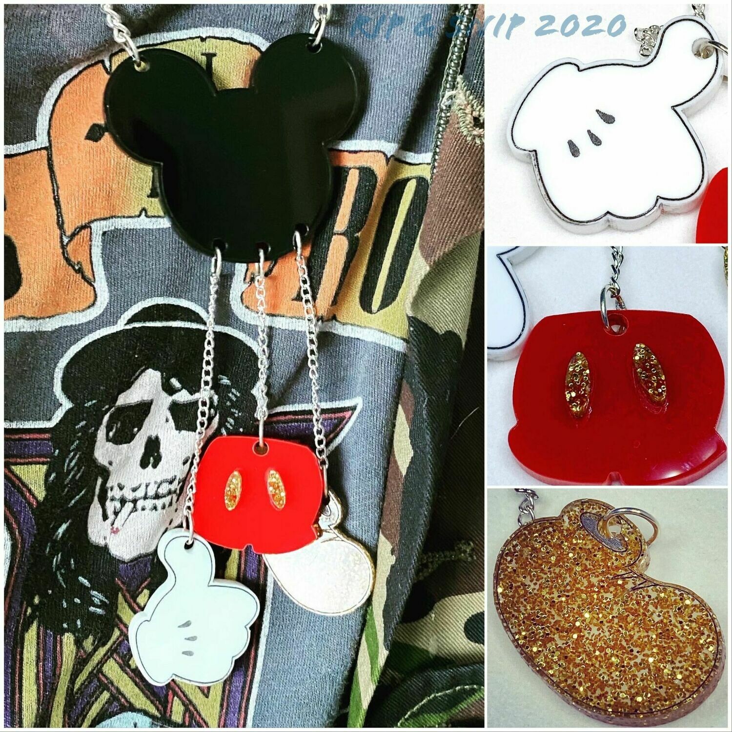 Mickey Mouse Drop Necklace