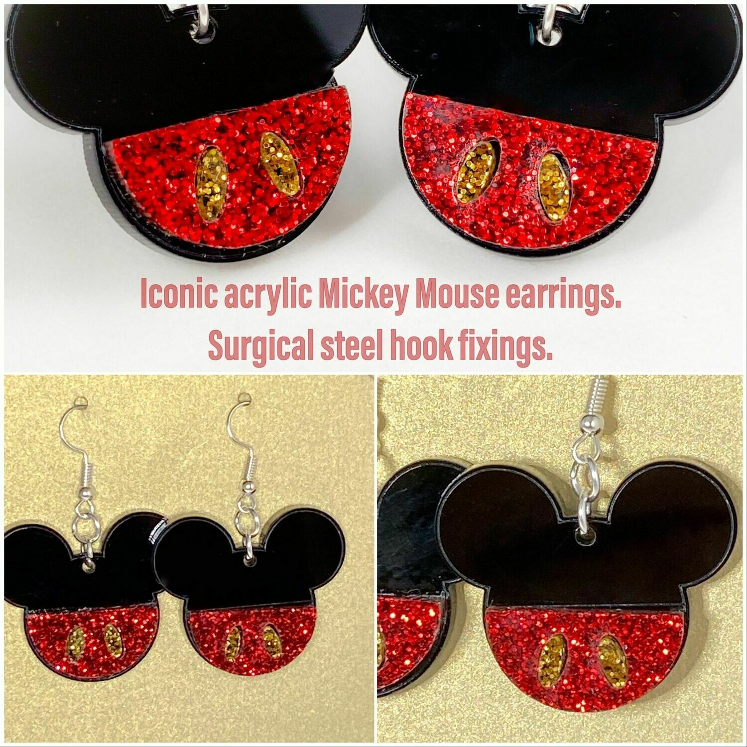 Mickey Mouse Earrings