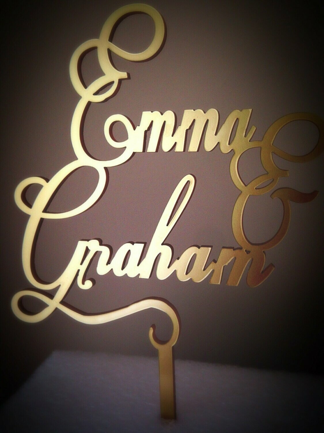 First Names Cake Topper