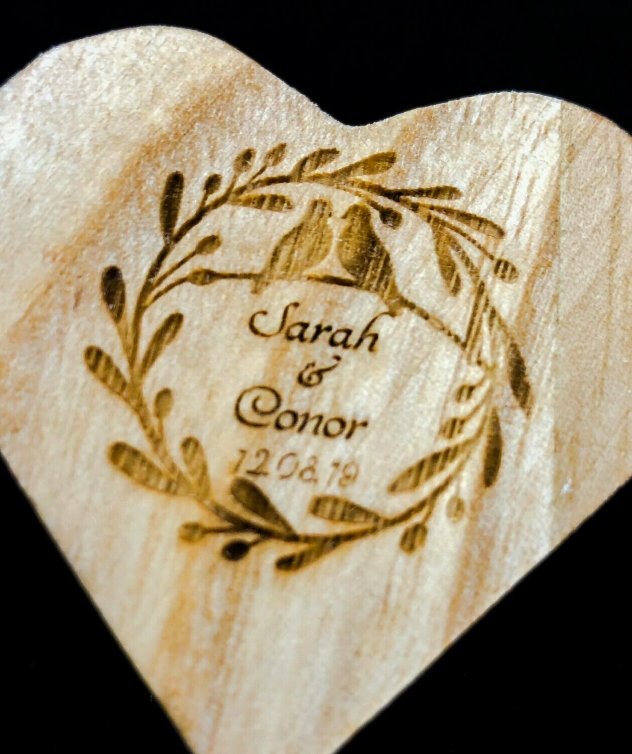 Love Birds Wedding Ring Box