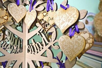 Wedding guest trees