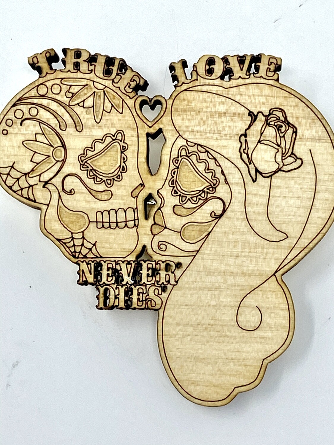 Sugar Skull Couple Brooch
