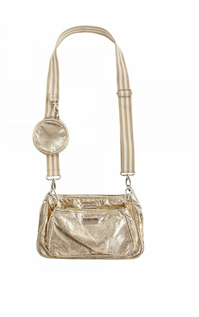 Trio&bag glitter gold