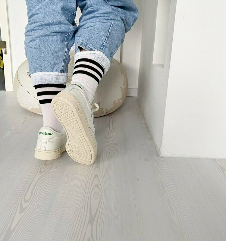 Retro Tennissocken weiß