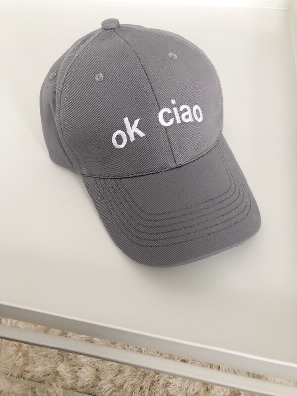 Cap "ok ciao" grau