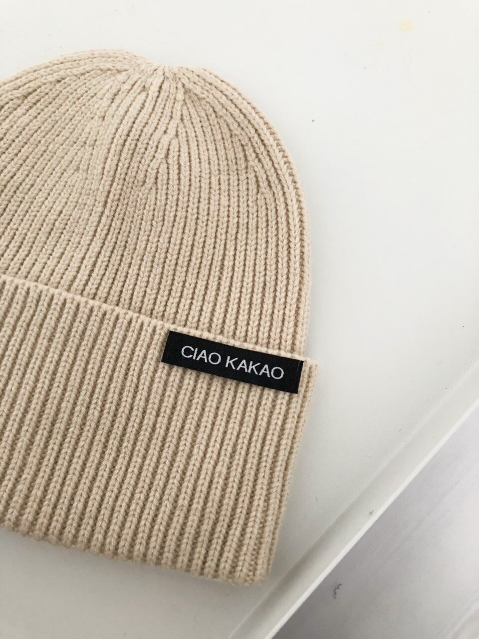 Beanie "CIAO KAKAO" - PURE