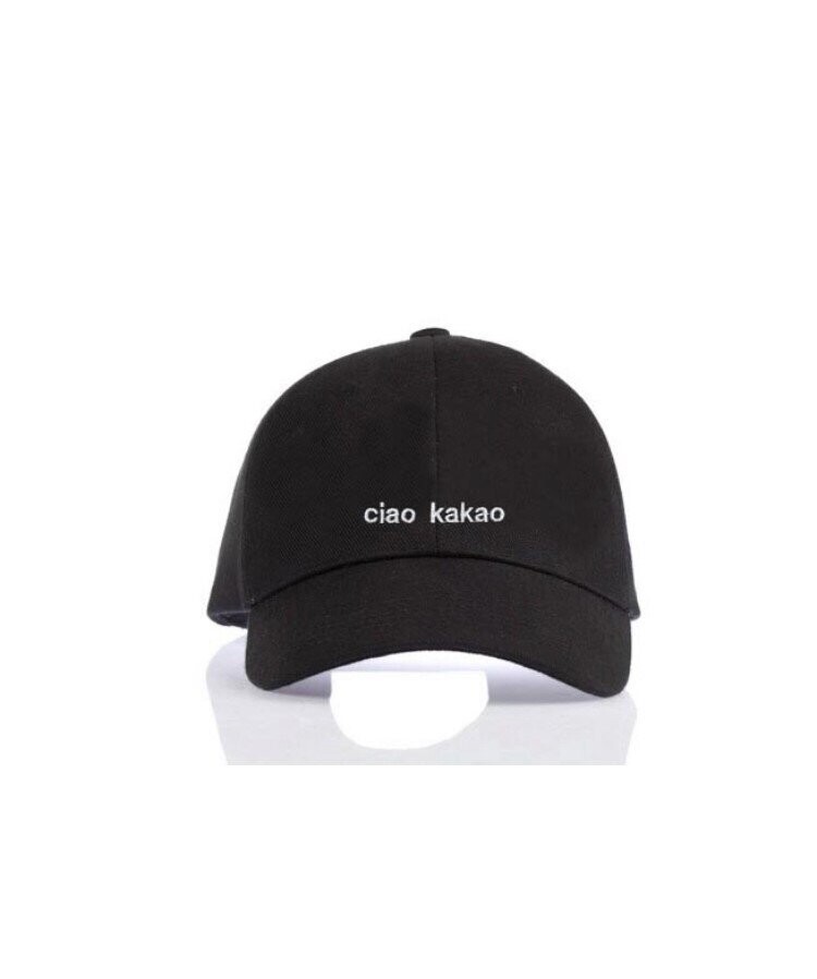 Cap "CIAO KAKAO" schwarz