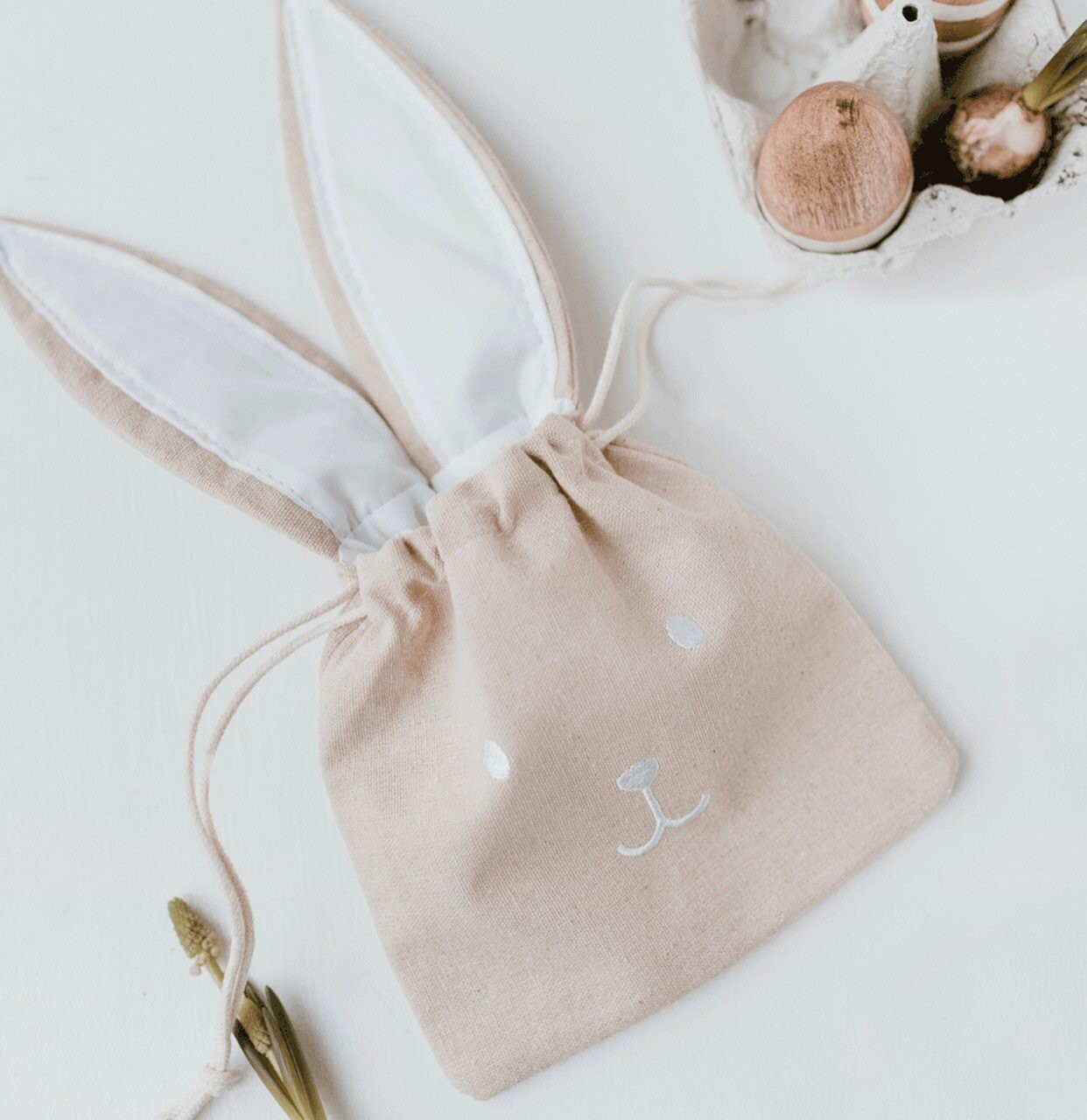 Geschenbeutel "Hase" groß im 2er Set
