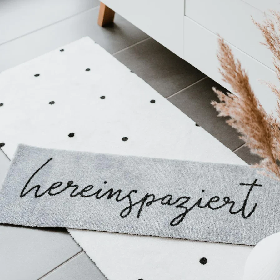 Fussmatte "hereinspaziert" klein