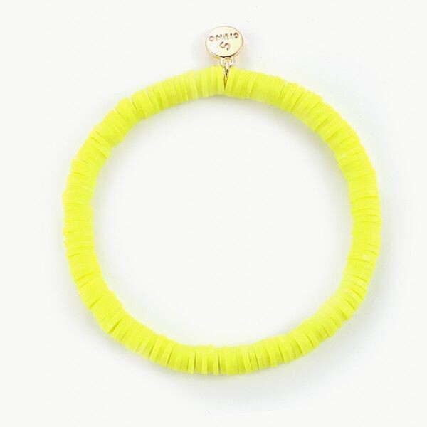 Elastisches Armband  neongelb