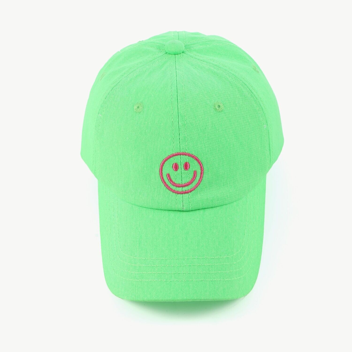 Cap "Smiley" neongrün