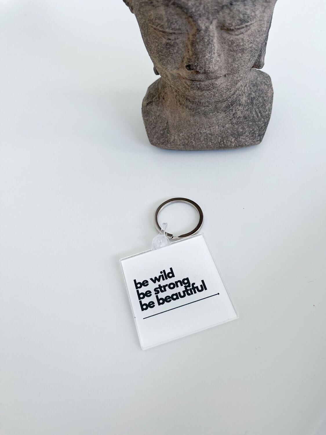 "be wild" Key Chain