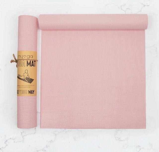 Yogamatte für Einsteiger rosa