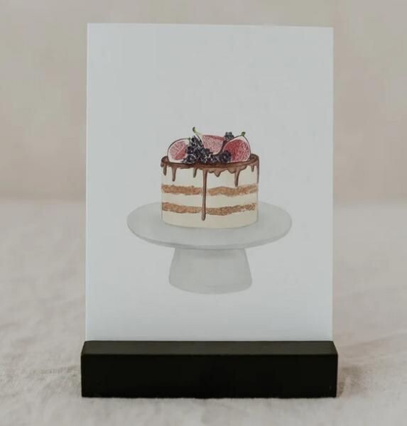 Postkarte Naked Cake