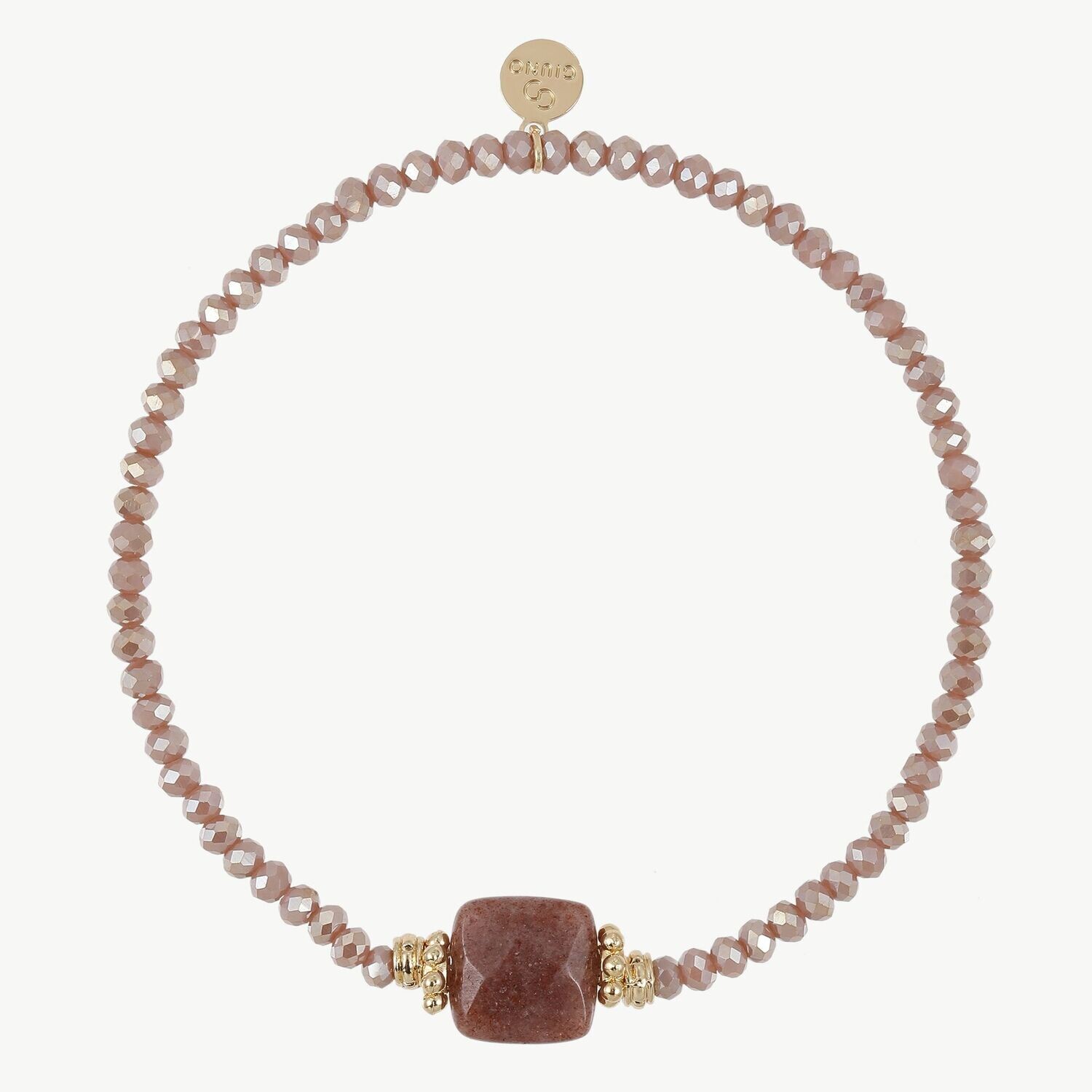 Elastisches Armband mit Stein