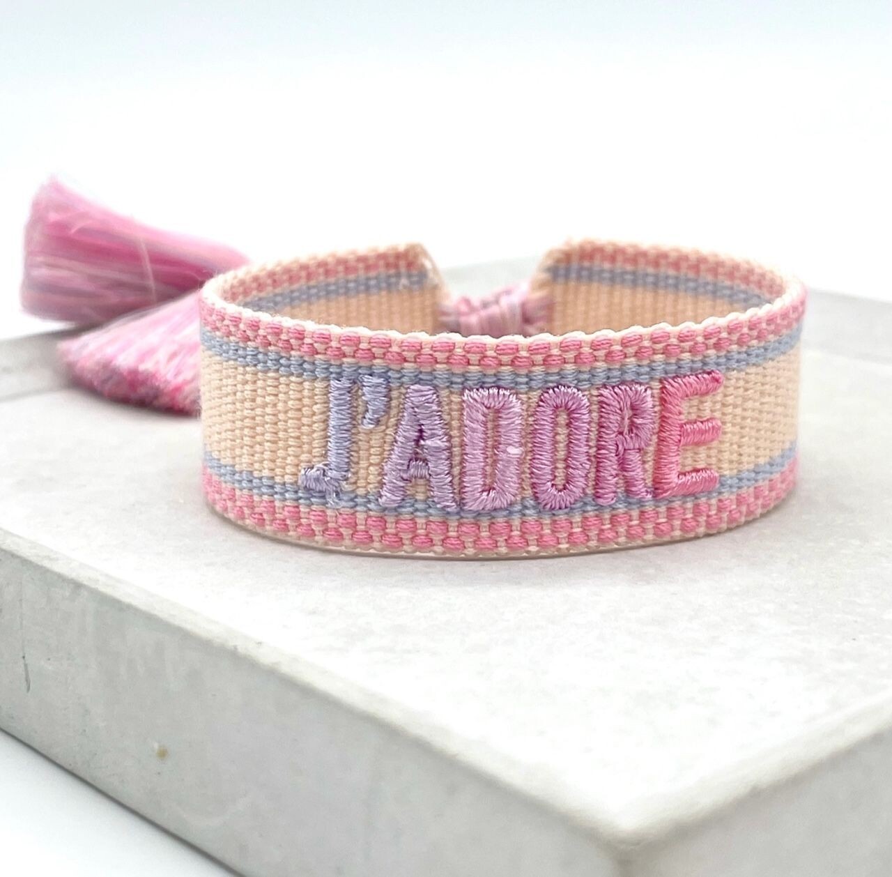 CANVAS Armband "Jadore"