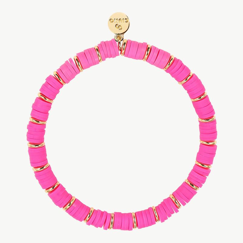 Elastisches Armband pink