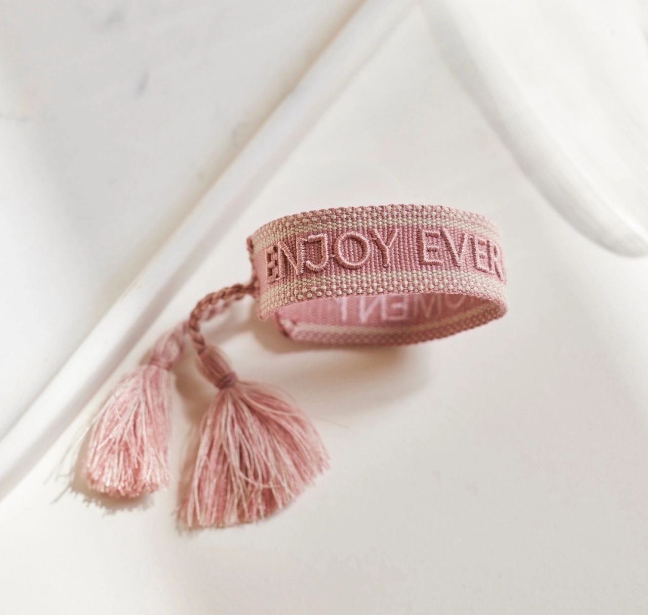 CANVAS Armband "Enjoy every moment"
