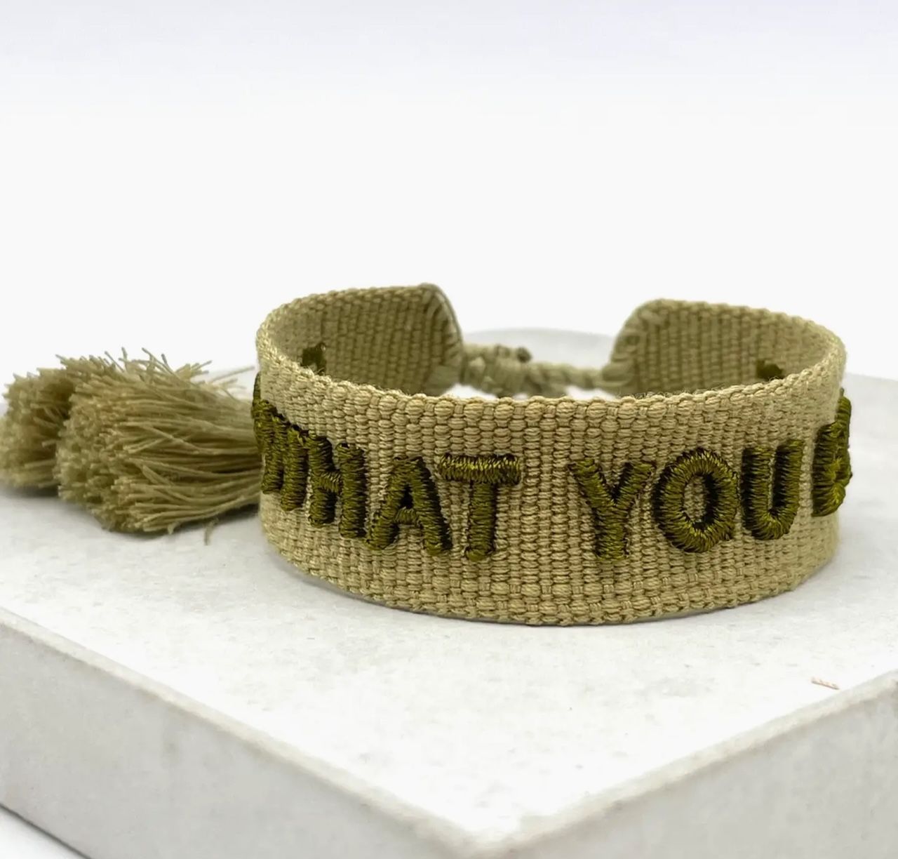 CANVAS Armband "Do what you love"