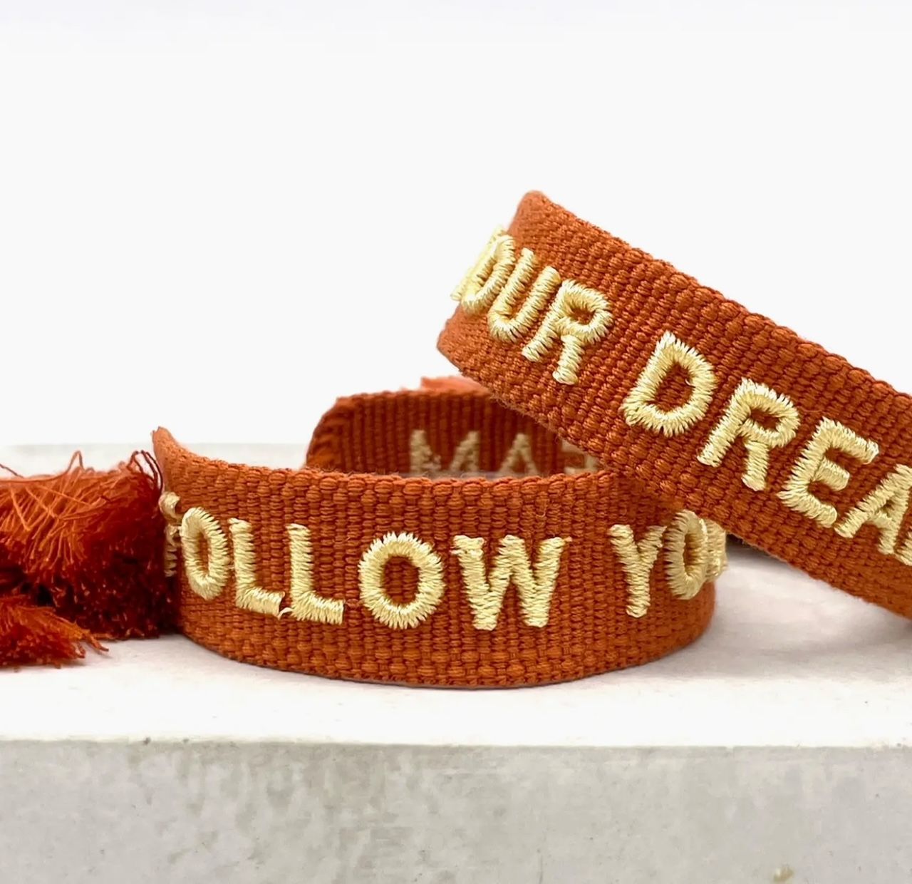 CANVAS Armband "Follow your dreams"