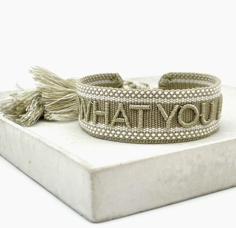 CANVAS Armband "Do what you love"