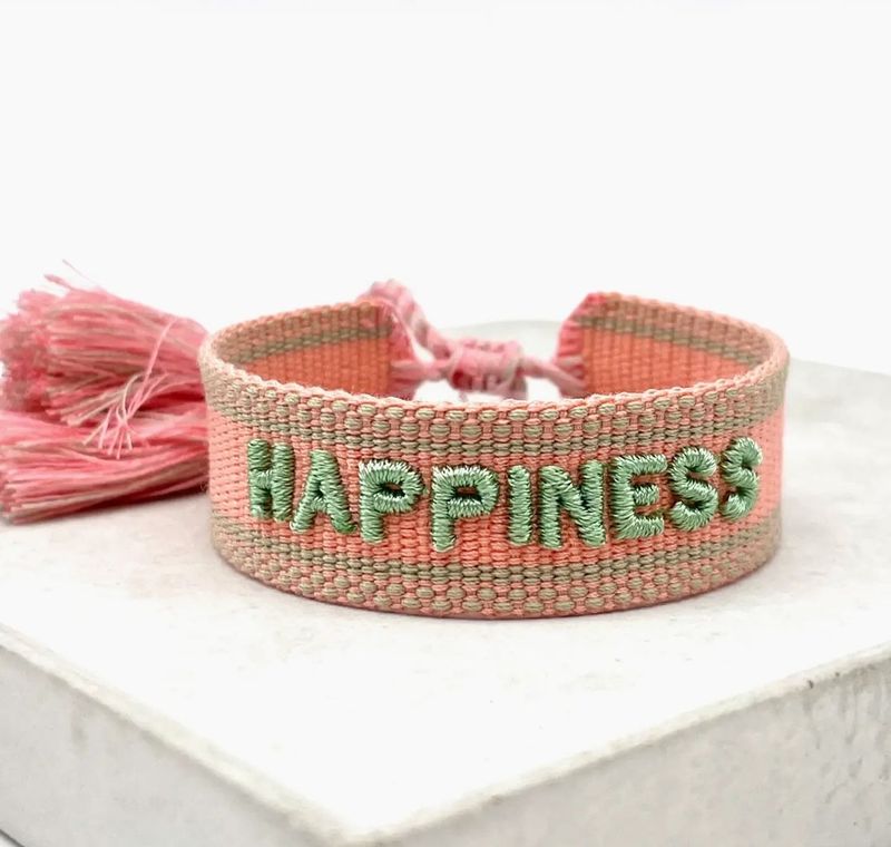 CANVAS Armband "Happiness"