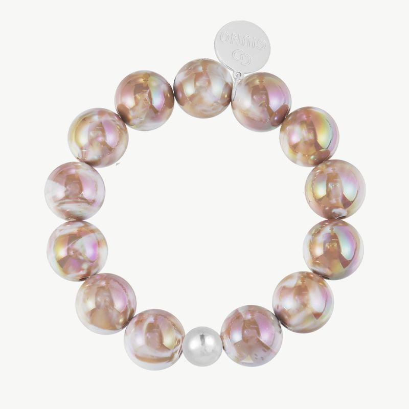 Elastisches Armband aus Acryl und Kupfer