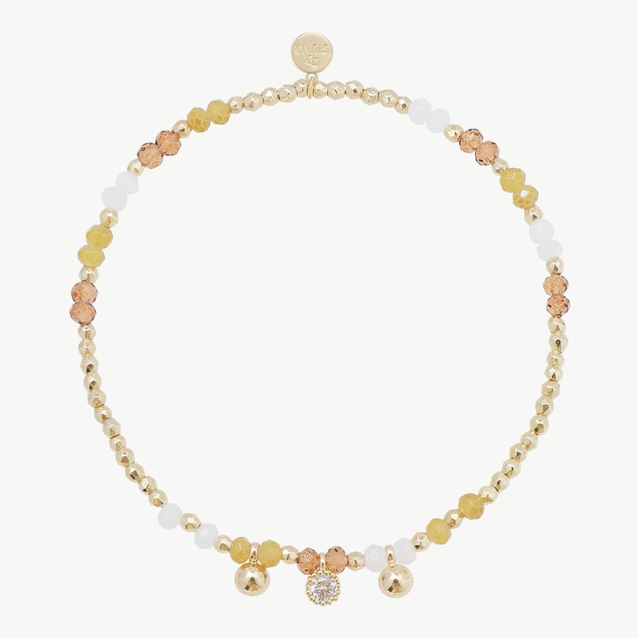 Elastisches Glasperlenarmband